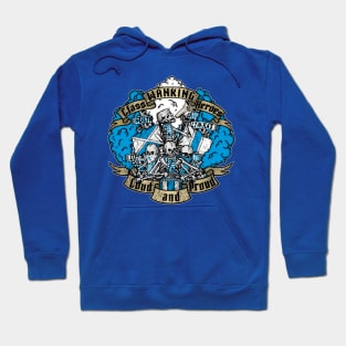LOUD AND PROUD! (sky blue and white edition) ULTRAS Hoodie